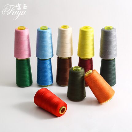 手工宝塔402细线高速缝纫机专用针线家用大卷缝衣手缝黑色黑线白