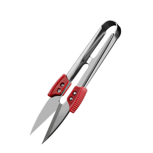 小纱剪修剪线头小剪刀十字绣U型剪碳钢大号弹簧纱剪刀服装厂专用