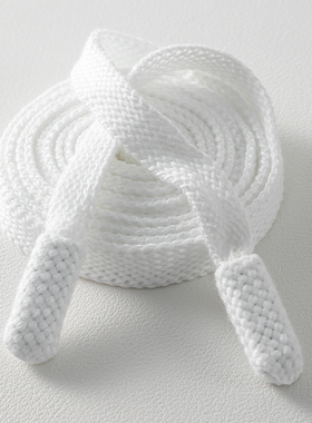 白色扁平裤带绳高端运动卫裤腰绳卫衣帽子绳子休闲裤帽带抽绳系带