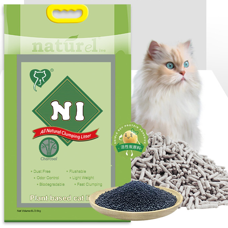 国内发货【LOVECAT LITTER】N1天然活性炭豆腐猫砂1.5MM小颗粒6L