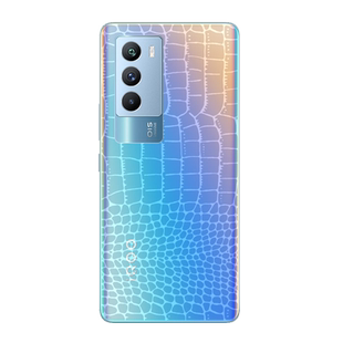 iqoo5s手机后膜VIVO iQOO5 SE鳄鱼皮纹背膜5g爱酷neo5活力版防刮后盖水凝膜iQOONEO5S防摔透明贴纸磨砂软背膜