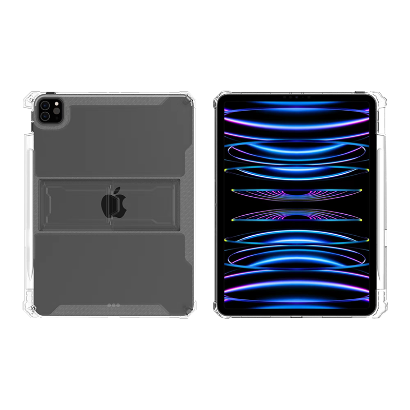 无磁铁适用2025iPad保护壳2022苹果ipad10保护套air6平板2020pro11带笔槽12.9透明防摔air4气囊mini7自带支架