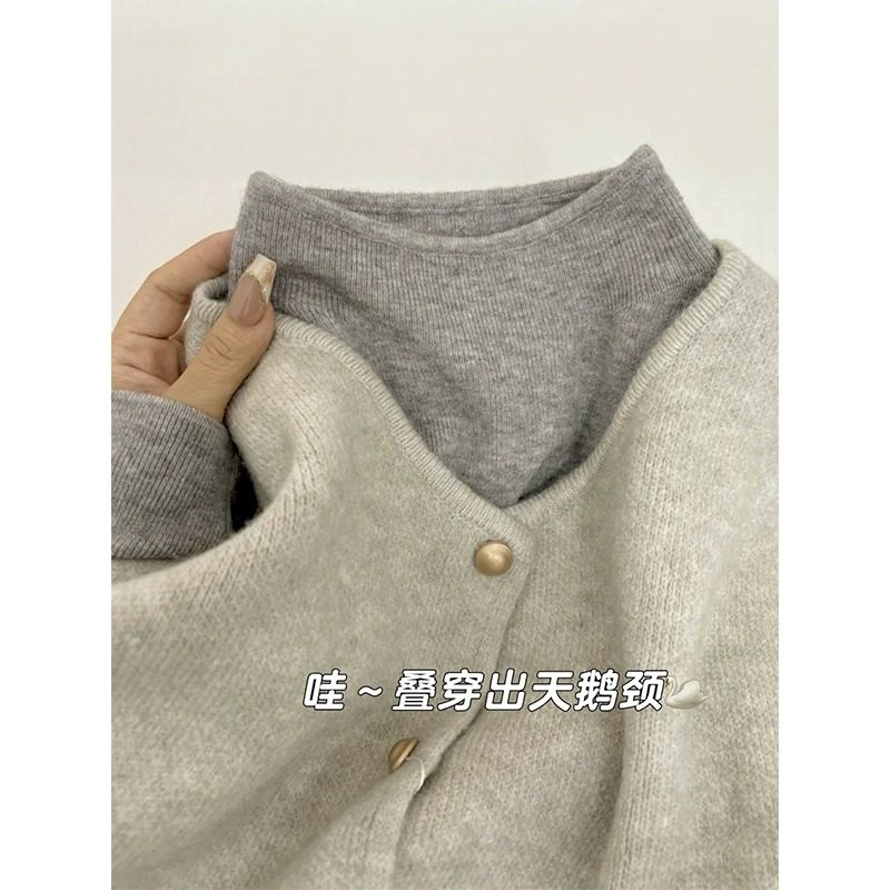 加绒加厚软糯不起球半高领毛衣女内搭秋冬可外穿叠穿针织衫打底衫,运动/瑜伽/健身/球迷用品,瑜伽t恤,淘宝优惠券,粉丝福利购,淘宝优惠卷