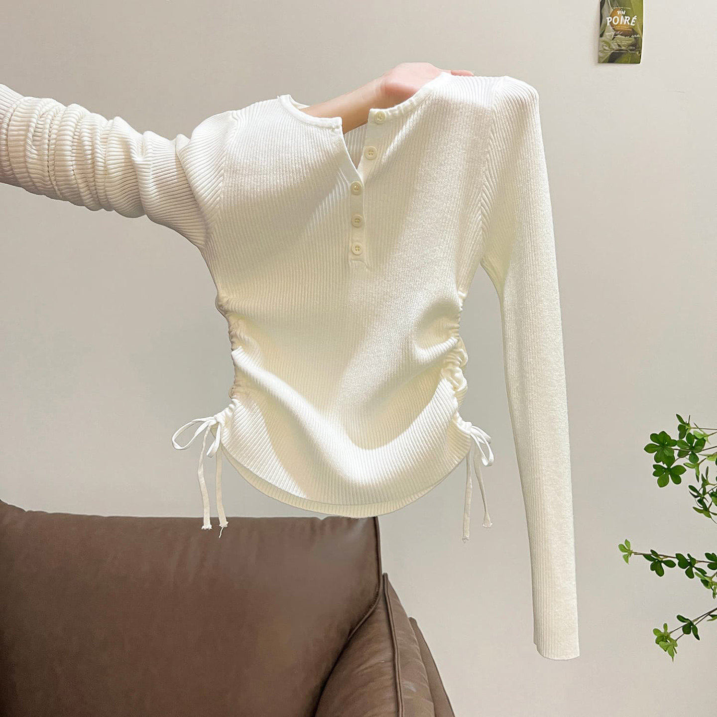 针织衫女2026新款春秋外穿内搭高级设计感小众毛衣打底衫修身上衣