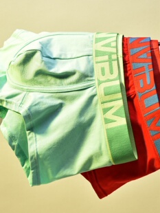 柔软舒适夏季 薄款 四角裤 3条 短裤 内裤 无痕透气字母潮流平角裤 男士