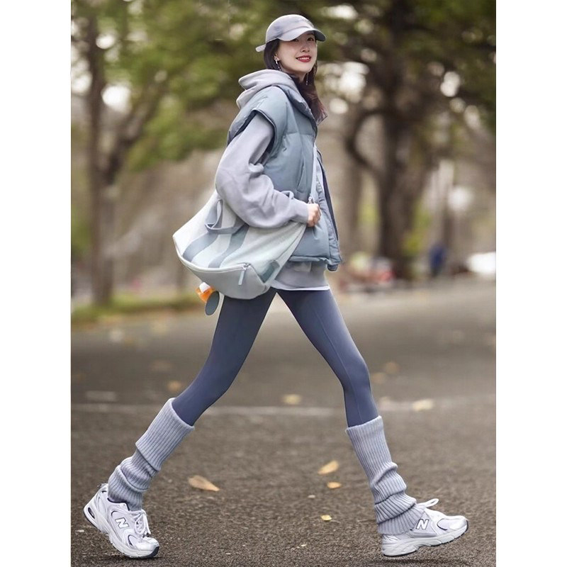 灰色袜套堆堆袜女春秋冬雪地靴袜子防滑y2k配鲨鱼裤的小腿袜腿套,女士内衣/男士内衣/家居服,长筒袜,淘宝优惠券,粉丝福利购,淘宝优惠卷