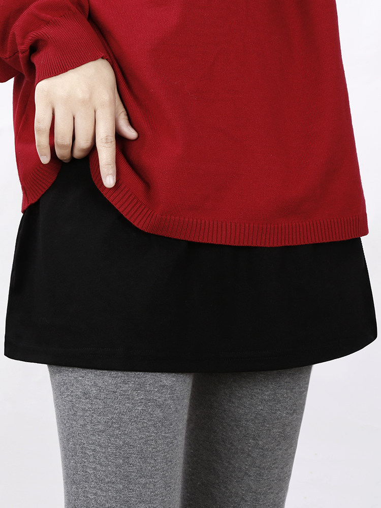 加厚屁帘下摆冬季卫衣打底神器内搭叠穿遮屁股女春秋大码半身短裙,运动/瑜伽/健身/球迷用品,瑜伽t恤,淘宝优惠券,粉丝福利购,淘宝优惠卷