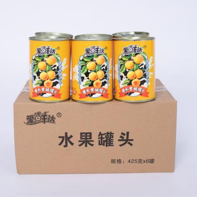 砀山黄桃罐头0甜蜜素新鲜水果