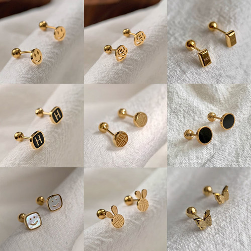 钛合金耳钉2025年新款女养耳洞