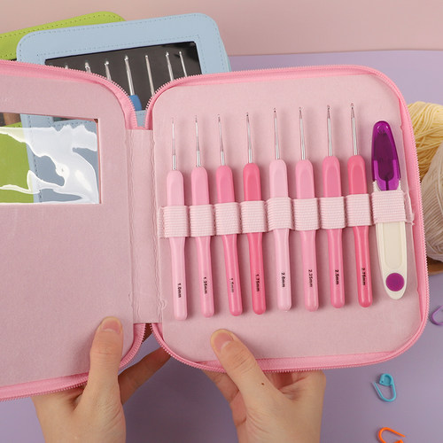 软柄勾针毛线针防滑材料手工diy