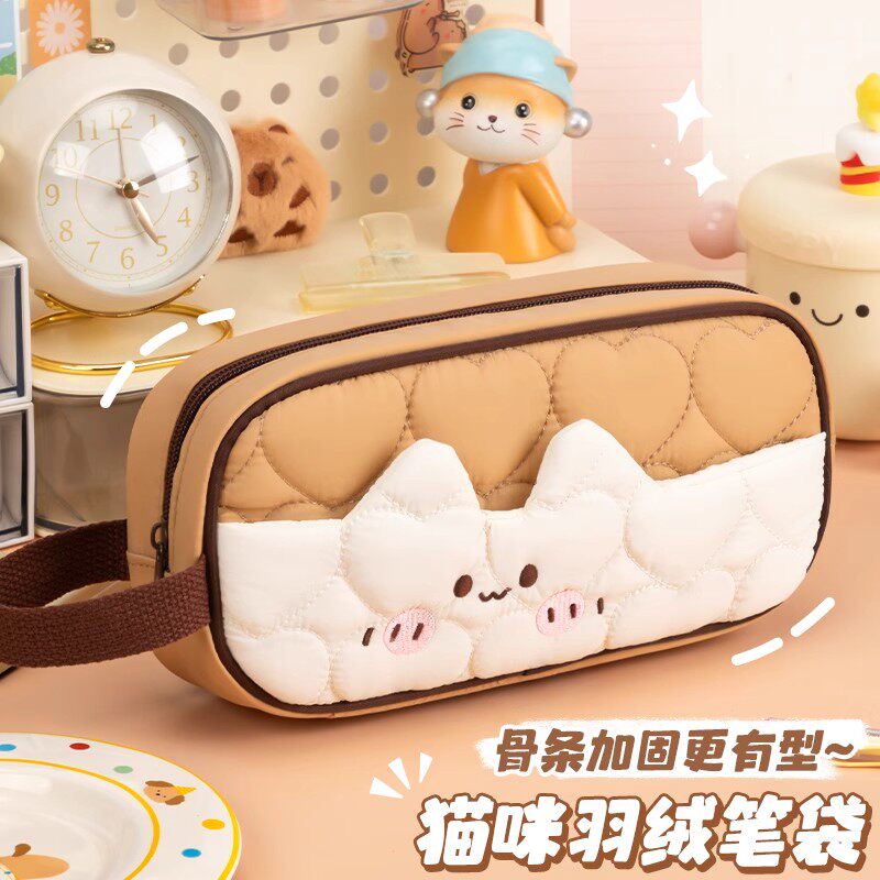 猫咪超大容量透明笔袋2025新款
