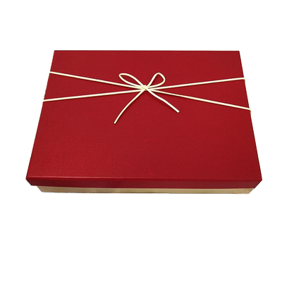 新款跨年红色简约精致礼品包装盒