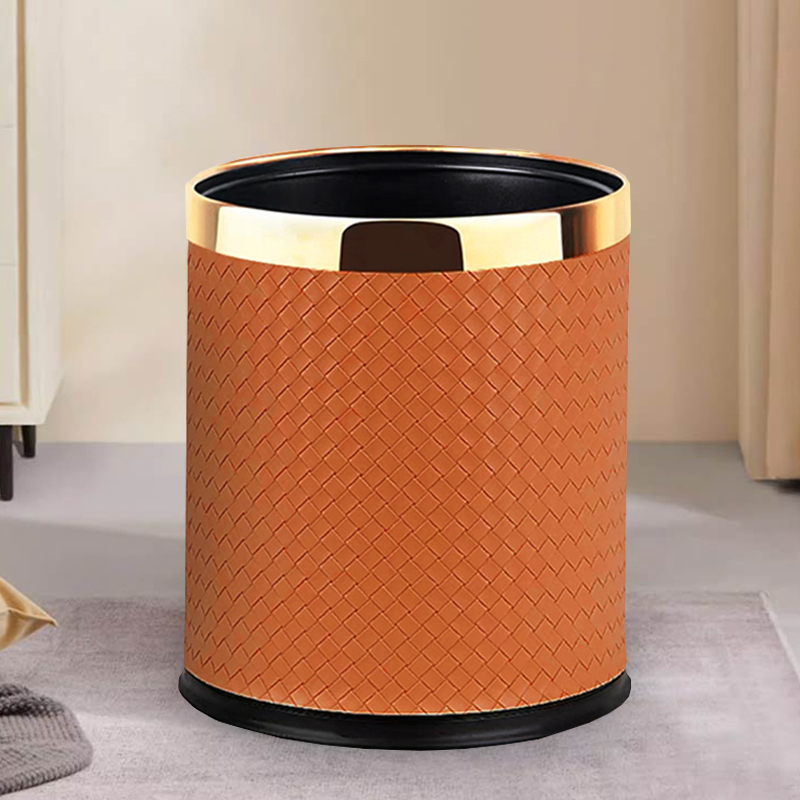 万丽豪直投圆形10L加厚垃圾桶