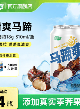 康之味马蹄爽荸荠果汁果肉果粒水果饮料清润解腻310ML*24瓶