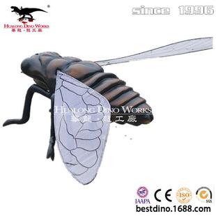 大型仿真昆虫模型制作工厂大号禅知了蜻蜓蝴蝶模型组合.