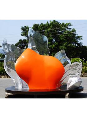 售楼处酒店大堂商场透明树脂玻璃钢雕塑摆件艺术装饰品定制