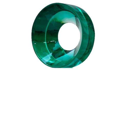 轻奢透明树脂雕塑摆件酒店会所别墅样板房售楼部软装装饰镂空假山