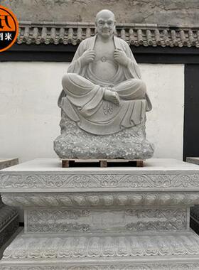 石雕十八罗汉花岗岩十八罗汉石雕佛像厂家站立十八罗汉汉白玉罗汉