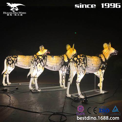 彩灯花灯动物模型新春兔年动物彩灯新品自贡彩灯厂家