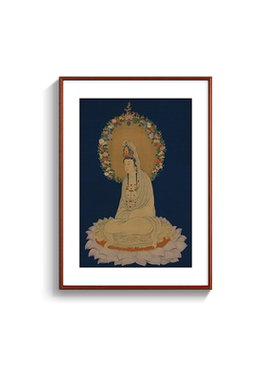 新中式国画菩萨观音装饰画