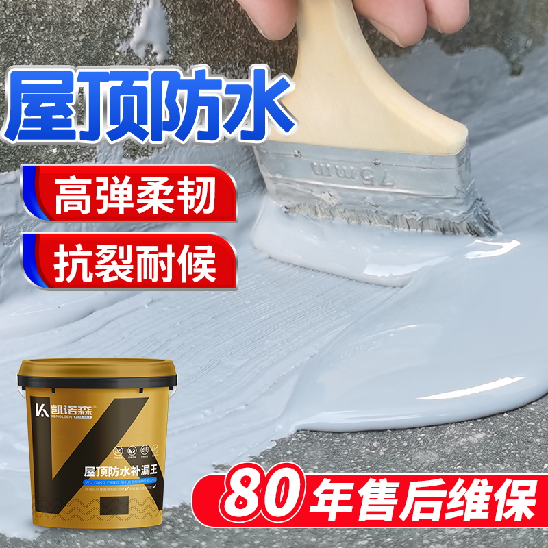 防水补漏材料屋顶房顶裂缝补漏王楼顶外墙防水涂料平房漏水防漏胶