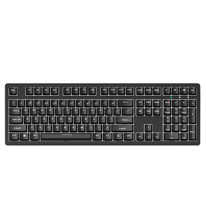 前行者无线蓝牙三模机械键盘鼠标套装青轴电竞游戏电脑键鼠108键