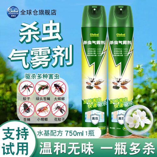 【750ml大容量】杀虫气雾剂家用