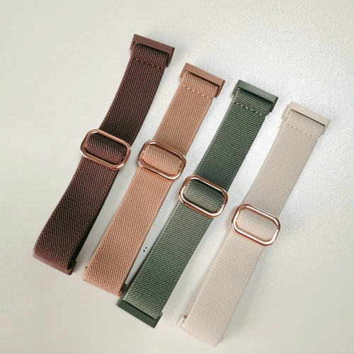 适用Fitbit Versa2尼龙弹力表带 Versa3/4/sense2大扣腕带回环带