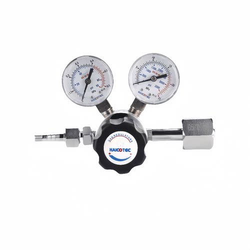 海科天创G11单极双表减压阀 乙炔氮气氦气氢气减压器 压力表 镀镍