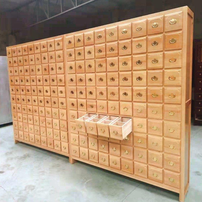 全部抽屉药柜实木中药橱诊所医院定做中药斗厂家大容量新型中药柜