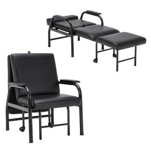 午睡午休躺椅可平躺加宽办公室折叠两用休息陪护椅沙发床值班椅子