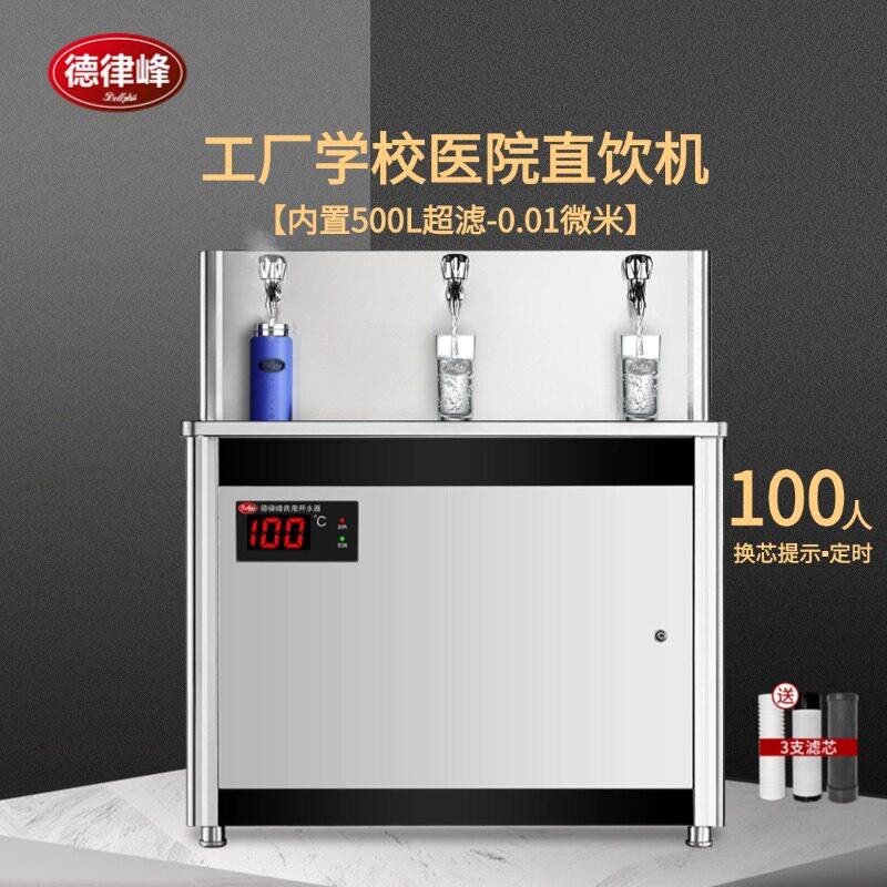 德律峰商用直饮水机 冷热两用净水器 工厂用开水器 可调温平台