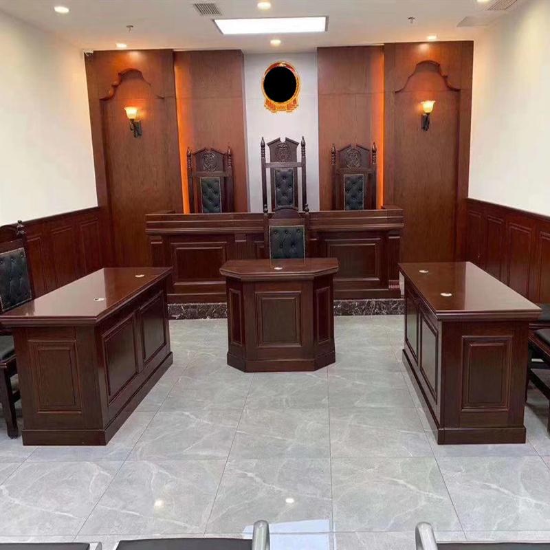 法官桌椅现货法官椅子法院椅子审判桌椅审判台模拟法庭桌椅定制