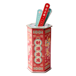 新年手工diy国潮霸福求签筒玩具儿童创意自制传统作品幼儿园材料