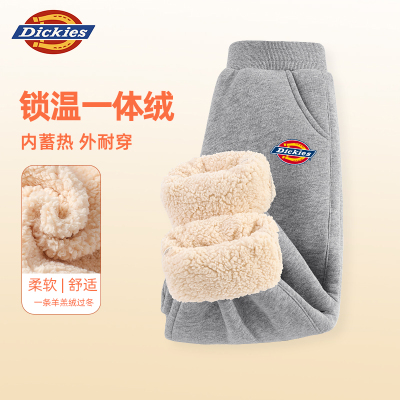 Dickies童装男童裤子羊羔绒棉裤