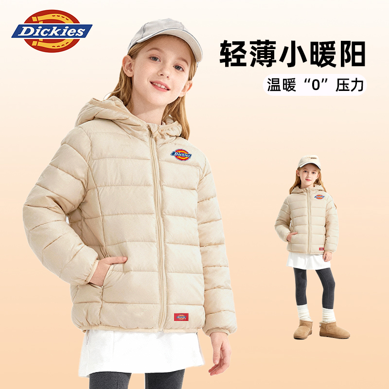 Dickies童装女童夹棉棉服冬季