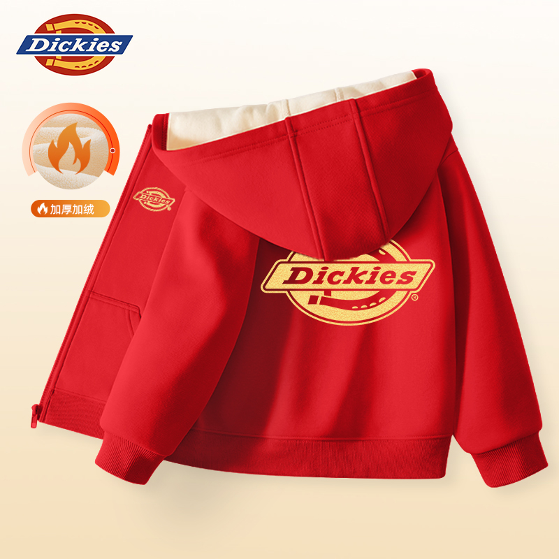Dickies童装男童红色外套