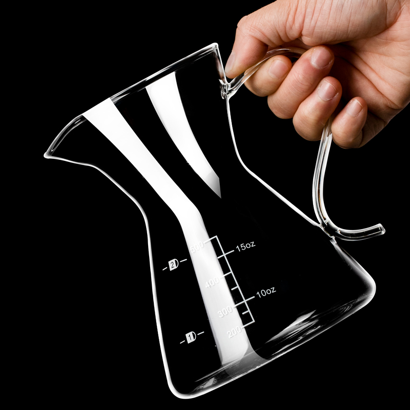 耐热玻璃白酒分酒器带刻度