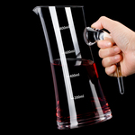 带刻度家用大号分酒器红酒醒酒器分酒壶水晶玻璃商用酒店倒酒器