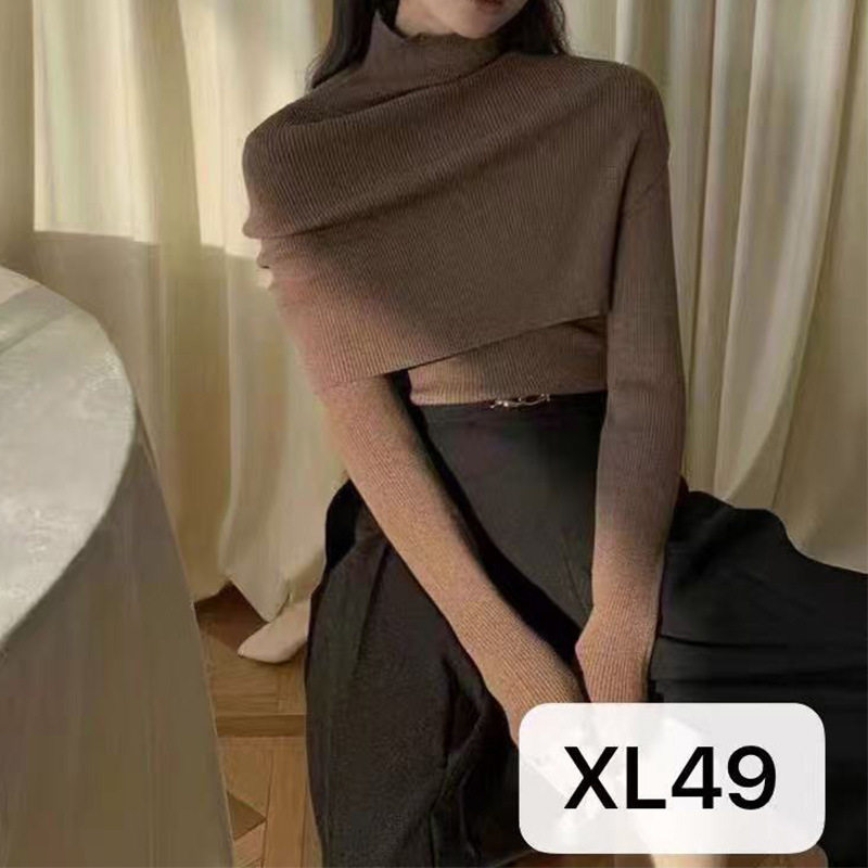 纯欲法式设计感半高领披肩两件套长袖女装气质打底套装毛衣针织衫,女装/女士精品,毛针织衫,淘宝优惠券,粉丝福利购,淘宝优惠卷