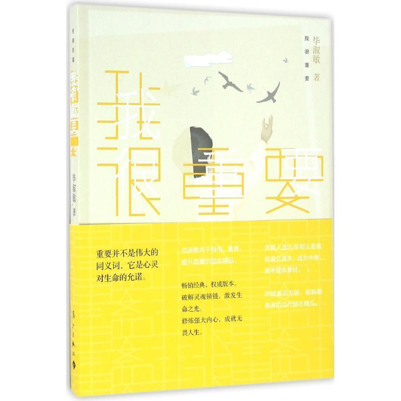 【正版】我很重要(毕淑敏关于自信素养提升能量的励志精品我们都无比重要 毕淑敏