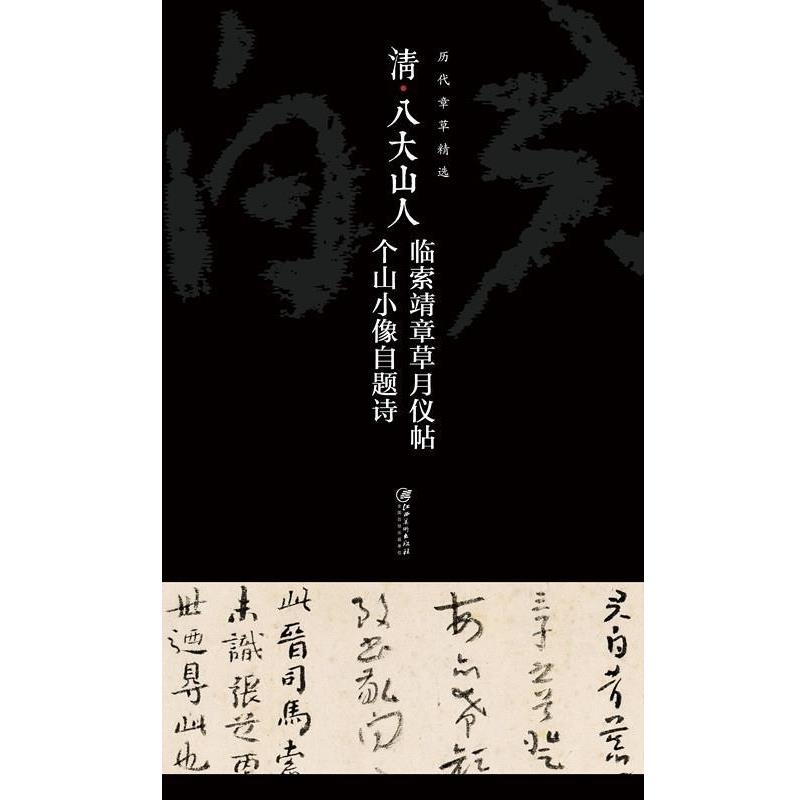 【正版现货】历代章草精选系列 清八大山人 临索靖章草月仪帖 个山小像自题 江西美术出版社