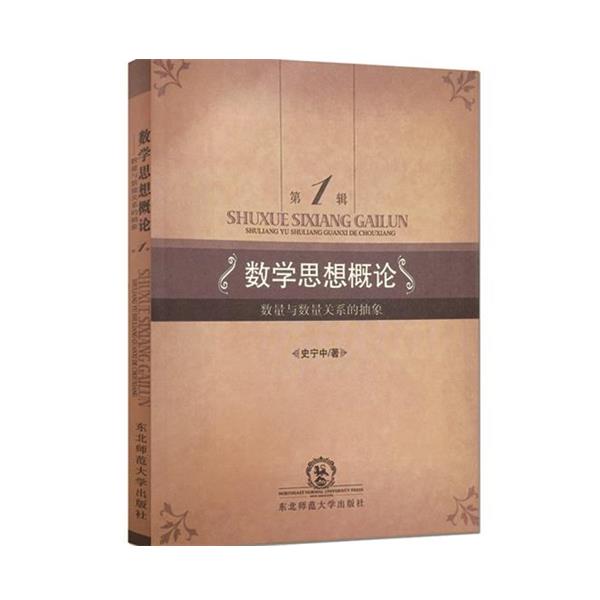 【正版书】 数学思想概论 数量与数量关系的抽象 史宁中　著 东北师范大学出版社