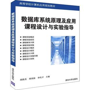 【正版】数据库系统原理及应用课程设计与实验指导（高等学校计算机应用规 胡致杰、胡羽沫、李代
