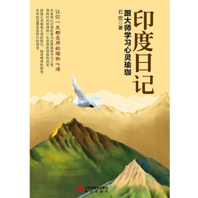 【正版书】 印度日记-跟大师学习心灵瑜伽 石宏 著 海天出版社