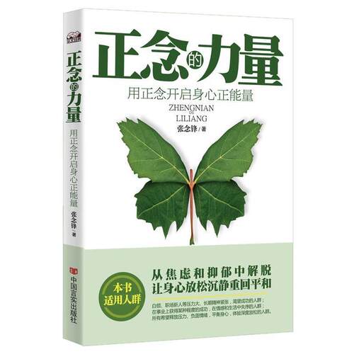 【正版书】 正念的力量:用正念开启身心正能量 张念锋 中国言实出版社