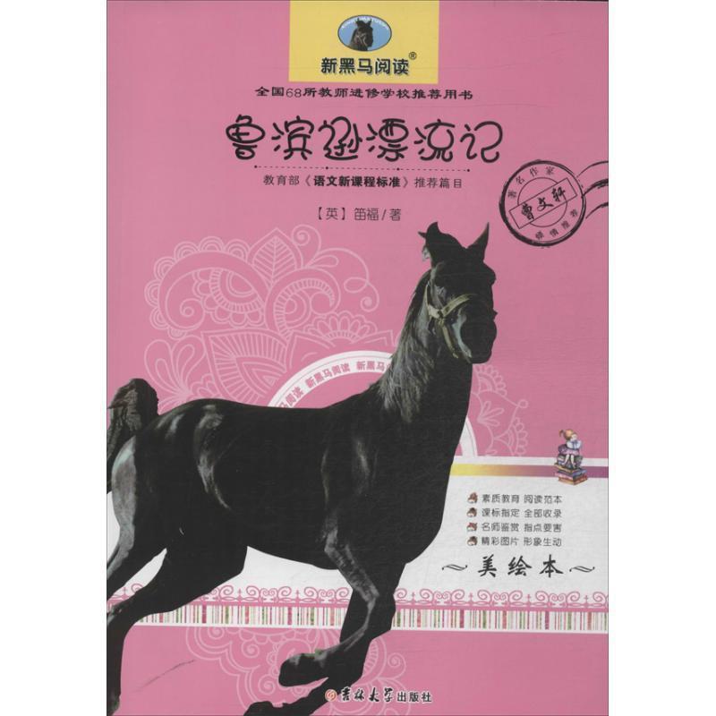 【正版】鲁滨逊漂流记   美绘本 [英]笛福；刘灿