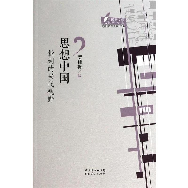 【正版】思想中国 批判的当代视野 贺桂梅