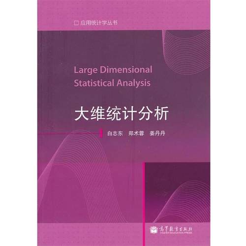 【正版】应用统计学丛书 大维统计分析 白志东