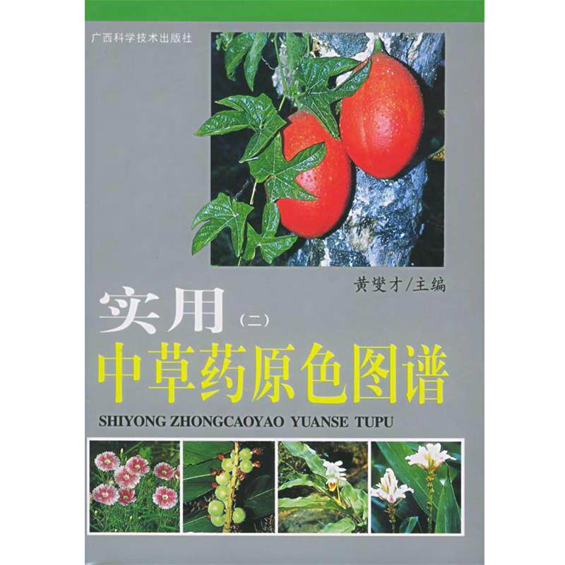 【正版书】 实用中草药原色图谱 黄燮才 主编 广西科学技术出版社